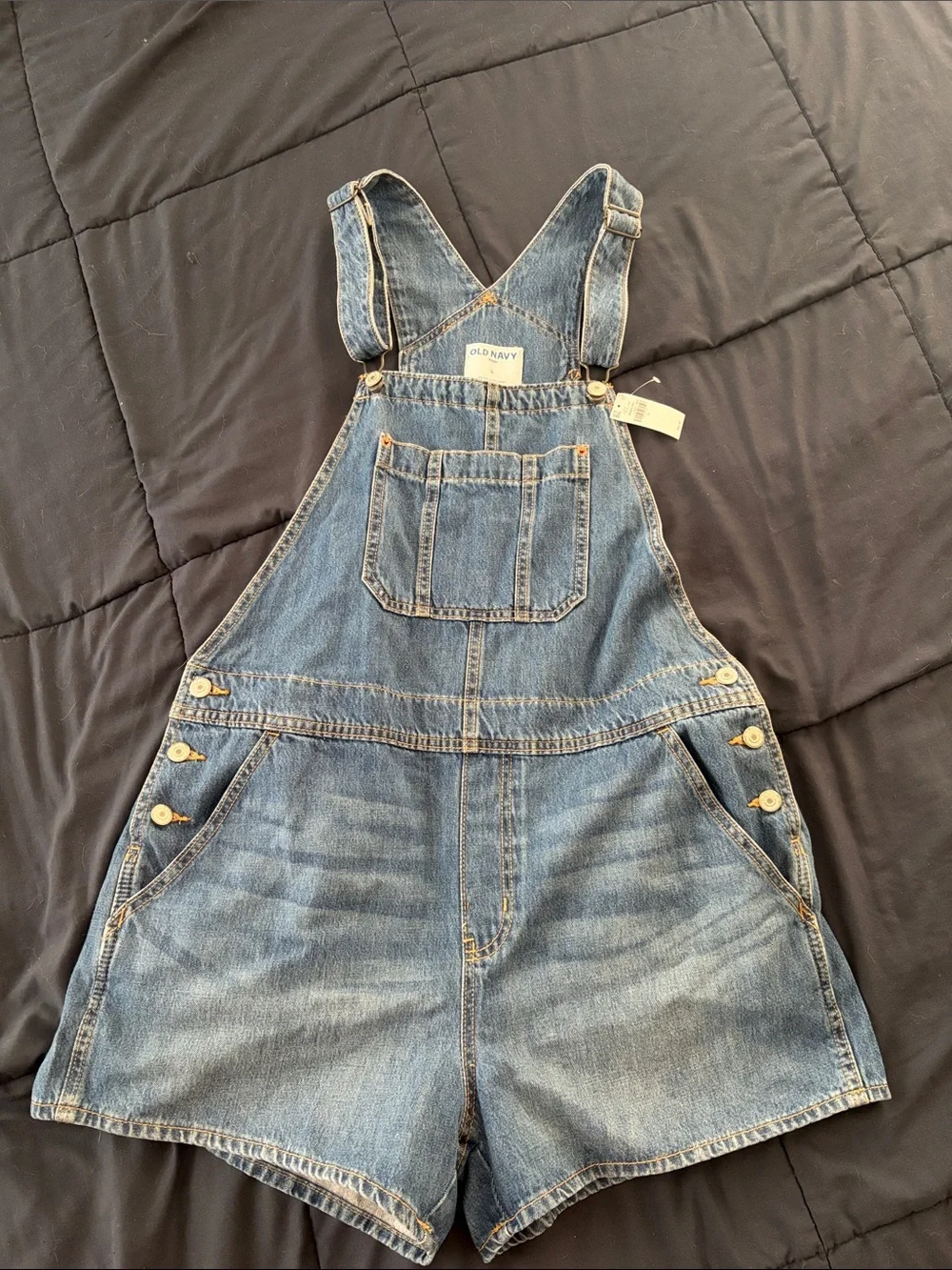 Old Navy Light Blue Denim Shortalls